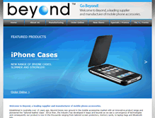 Tablet Screenshot of beyond-holdings.com